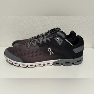 ON Cloudflow Running Shoes Men's 13 Sneakers Shoes Gray Black